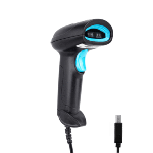 Pixra PX20 Barcode and QR Scanner | 2D & 1D Wired Handheld 2D Camera Barcode Scanner